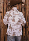 The Birdie Neutral Quilted Jacket