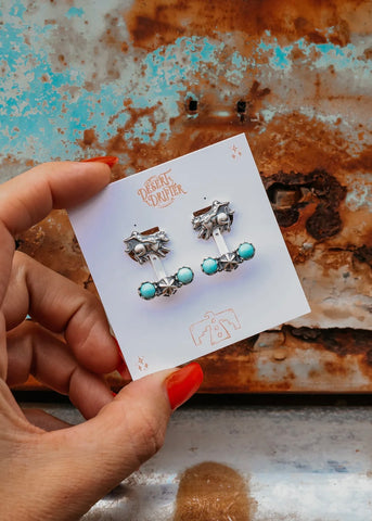 dd_desert_drifter_ear_jacket_kingman_turquoise_star_shot_bucking_bullrider_bull_rider_stud_studs_earrings_earring_925_western_jewellery_jewelry_sterling_silver_silversmith_mack_and_co_designs_australia_handcrafted_in_australian_made