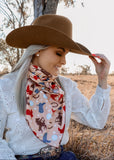 let_'er_buck_rodeo_western_fashion_handmade_handcrafted_concho_scarfslide_slide_wildrag_wild_rag_neck_scarf_tie_necktie_scarves_bucking_bronco_campdraft_barrel_racing_racer_linen_gingham_cowgirl_mack_and_co_designs_australia