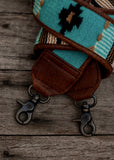 american_darling_saddle_blanket_leather_bag_western_strap_turquoise_rodeo_mack_and_co_designs_australia