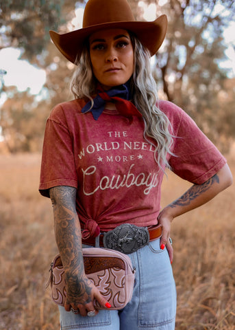 The World Needs More Cowboys Graphic Tee