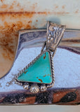 Desert Storyteller Pendant - Kingman Turquoise