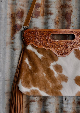 peggy_genuine_tooled_tooling_leather_bag_white_cowhide_crossbody_brown_chocolate_tan_handbag_tote_country_western_cowgirl_fringe_buckle_mack_and_co_designs_australia