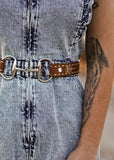 The Horse Bit Belt in Chestnut