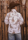 The Birdie Neutral Quilted Jacket