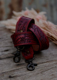 american_darling_tooled_leather_handpainted_buckstitch_handbag_bag_strap_western_rodeo_cowgirl_mack_and_co_designs_australia