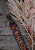 american_darling_tooled_leather_handpainted_buckstitch_handbag_bag_strap_western_rodeo_cowgirl_mack_and_co_designs_australia