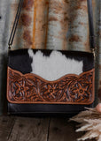Joslynn Tooled Leather Cowhide Bag