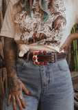 The Pecos Buckle in Red