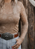 Outlaw Charm Mesh Top