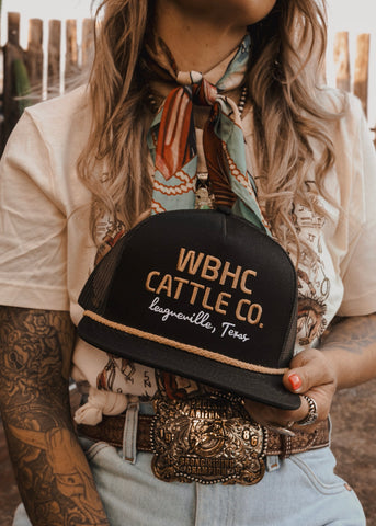 Whiskey Bent Hat Co. - The Black Gold Trucker Cap