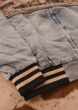 The Wild Horses Denim Bomber Jacket