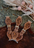 Tooled Leather Apple Watch Band