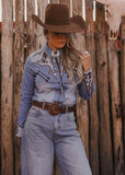 The Cowgirl Blues Blouse