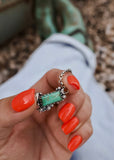 Cosmic Baby Bar Necklace - Kingman Turquoise