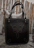 the_boot_stitch_bag_in_black_western_vintage_rodeo_cowgirls_cowboys_fashion_tooled_leather_mack_and_co_designs_australia