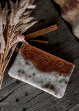 ashley_cowhide_clutch_tan_tooled_leather_western_country_classic_style_cowgirls_mack_and_co_designs_australia