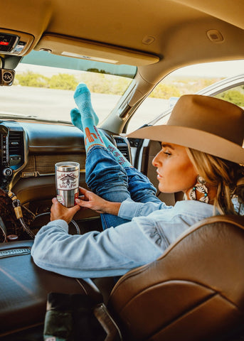 lucky_chuck_western_performance_socks_vintage_cowboys_cowgirls_rodeos_take_the_risk_turquoise_cactus_hemp_compression_america_usa_mack_and_co_designs_australia