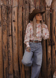The Roping Cowboy Blouse