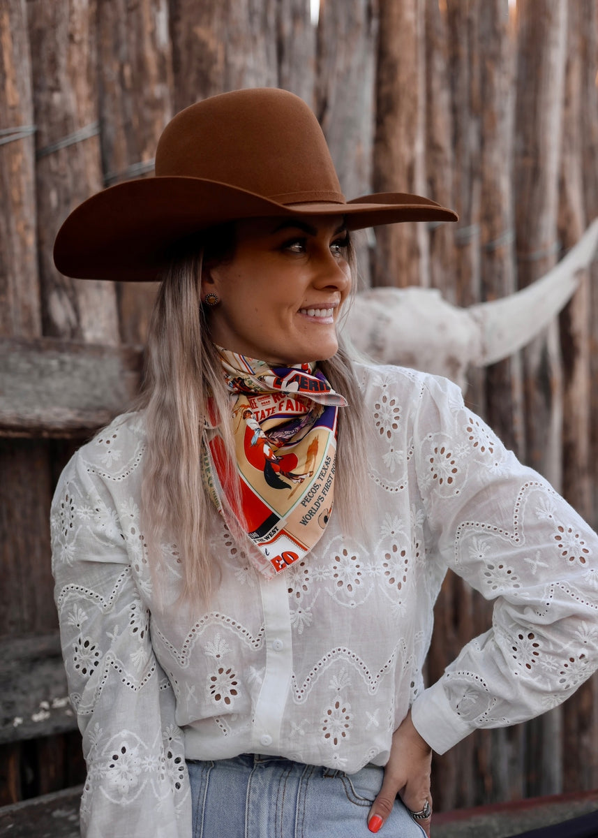 Rodeo Rewind Wild Rag | Mack & Co Designs Australia