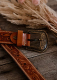 cowhide_tooled_leather_western_cowgirl_cowboy_belt_rodeo_mack_and_co_designs_australia