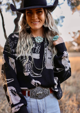 Boot Scootin’ Sweater