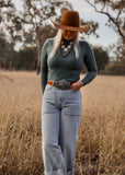 talia_knit_top_in_dark_sage_western_rodeo_fashion_cowgirl_mack_and_co_designs_australia