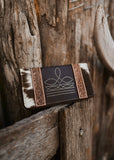 The Boot Stitch Wallet In Chocolate