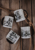 western_heritage_set_ranch_life_old_west_saddles_longhorn_cattle_cowboy_cowpoke_oversized_xl_coffee_cup_mug_western_home_decor_ranchy_punchy_mack_and_co_designs_australia