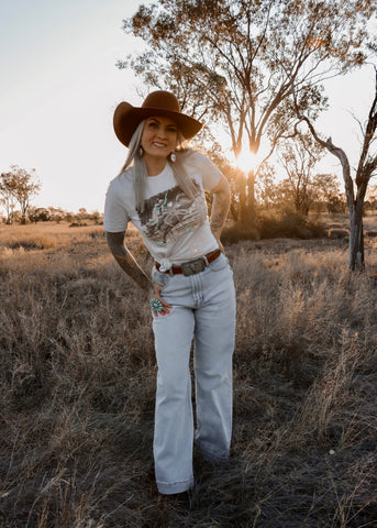 nfr_wyatt_casper_2021_cowboys_national_finals_usa_american_rodeo_cowboy_bucking_bronco_cowgirl_western_punchy_graphic_tee_tshirt_t-shirt_mack_and_co_designs_australia