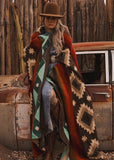 The Saguaro Ridge Blanket in Turquoise