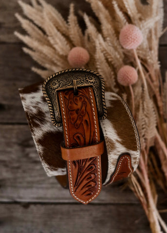 cowhide_tooled_leather_western_cowgirl_cowboy_belt_rodeo_mack_and_co_designs_australia