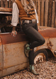 The Fleetwood Leather Look Jeans
