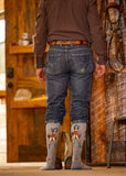 Lucky Chuck ‘Bad Cowgirl Co. Hustle Hard Ride Harder’ Performance Socks