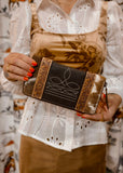 The Boot Stitch Wallet In Chocolate