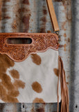 peggy_genuine_tooled_tooling_leather_bag_white_cowhide_crossbody_brown_chocolate_tan_handbag_tote_country_western_cowgirl_fringe_buckle_mack_and_co_designs_australia