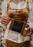 The Boot Stitch Wallet In Chocolate