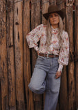 The Roping Cowboy Blouse