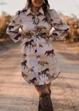 The Painted Pony Shirt Dress