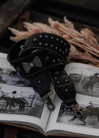 florence_bag_strap_leather_turquoise_concho_montana_western_west_cowgirl_mariposa_mack_and_co_designs_australia
