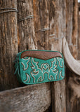The Amarillo Nights Crossbody Bag in Turquoise