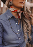The Cowtown Stitch Blouse