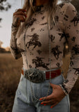 Whispers Of The West Mesh Bodysuit