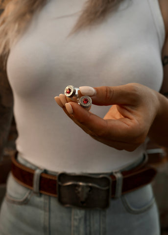 Tia Bullet Shell Earrings