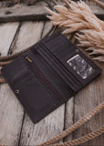 calamity_cowhide_chocolate_brown_tooled_leather_western_rodeo_mens_woomens_ladies_wallet_purse_mack_and_co_designs_australia