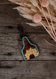 american_darling_tooled_leather_handpainted_keyring_bag_tag_keychain_western_mack_and_co_designs_australia