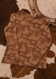 The Desert Rambler Mesh Top