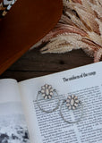 torah_concho_natural_white_stone_floral_hoop_earrings_dangles_mack_and_co_designs_australia
