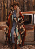 The Saguaro Ridge Blanket in Turquoise