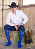 Lucky Chuck ‘Retro Lucky Blue’ Performance Socks